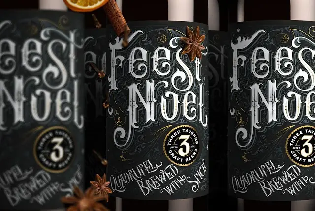 cans of three tavern feest noel